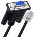 DB9 to RJ11 Cable | 6P4C to RS232 Serial Cable for APC AP7800 AP7900 DB9 to RJ11 Cable | 6P4C to RS232 Serial Cable for APC AP7800 AP7900