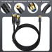3.5mm 1/8" TRS Audio Stereo Jack to Dual XLR Female Microphone Splitter Cable 3.5mm 1/8" TRS Audio Stereo Jack to Dual XLR Female Microphone Splitter Cable