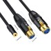3.5mm 1/8" TRS Audio Stereo Jack to Dual XLR Female Microphone Splitter Cable 3.5mm 1/8" TRS Audio Stereo Jack to Dual XLR Female Microphone Splitter Cable