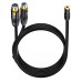 3.5mm 1/8" TRS Audio Stereo Jack to Dual XLR Female Microphone Splitter Cable 3.5mm 1/8" TRS Audio Stereo Jack to Dual XLR Female Microphone Splitter Cable