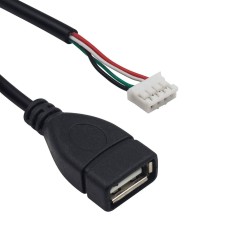 USB Type A Female to PH2.0 Female Cable, PH2.0 4 pin Jack to USB 2.0 Socket Data Cable