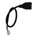 USB Type A Female to PH2.0 Female Cable, PH2.0 4 pin Jack to USB 2.0 Socket Data Cable