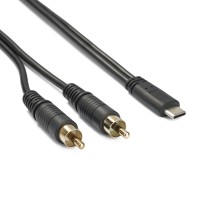 USB-C to 2 RCA Audio Cable USB-C to 2 RCA Audio Cable