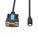 USB-C to RS232 Male, USB Serial Adapter, USB Type C to Male DB9 Male Serial Cable USB-C to RS232 Male, USB Serial Adapter, USB Type C to Male DB9 Male Serial Cable
