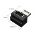 USB 3.1 Type-E Male to Female 20Pin Front Panel Header Extension Adapter USB 3.1 Type-E Male to Female 20Pin Front Panel Header Extension Adapter
