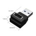 90 Degree Right Angle USB 3.1 Front Panel Header Female Type-E to USB 3.0 Type-A Male Motherboard Extension Data Adapter 90 Degree Right Angle USB 3.1 Front Panel Header Female Type-E to USB 3.0 Type-A Male Motherboard Extension Data Adapter