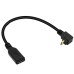 Right-Angle USB Micro Male to USB-C female Adapter Cable - Low-Profile Charging & Data Sync Right-Angle USB Micro Male to USB-C female Adapter Cable - Low-Profile Charging & Data Sync