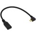 Right-Angle USB Micro Male to USB-C female Adapter Cable - Low-Profile Charging & Data Sync Right-Angle USB Micro Male to USB-C female Adapter Cable - Low-Profile Charging & Data Sync