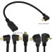 Right-Angle USB Micro Male to USB-C female Adapter Cable - Low-Profile Charging & Data Sync Right-Angle USB Micro Male to USB-C female Adapter Cable - Low-Profile Charging & Data Sync