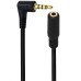Right Angle 3.5mm 4 Pole Male to 3 Pole Female Stereo Headset Extension Cable for Phones, Headphones, Speakers, Tablets, PCs, MP3 Players and More Right Angle 3.5mm 4 Pole Male to 3 Pole Female Stereo Headset Extension Cable for Phones, Headphones, Speakers, Tablets, PCs, MP3 Players and More