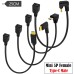 Super Short USB Type C Male to USB Mini Female Cable Super Short USB Type C Male to USB Mini Female Cable