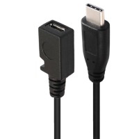 Super Short USB Type C Male to USB Micro Female Cable Super Short USB Type C Male to USB Micro Female Cable