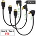 Angled Type-C to USB Micro OTG Cable for charging and On-the-Go for Android Smart phones Angled Type-C to USB Micro OTG Cable for charging and On-the-Go for Android Smart phones