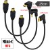 Angled Type-C to USB Mini OTG Cable for charging and On-the-Go for Android Smart phones Angled Type-C to USB Mini OTG Cable for charging and On-the-Go for Android Smart phones
