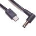 USB C to Right Angle DC 5.5mm x 2.5mm Power Charging Cord for Laptop with DC 5521 input port USB C to Right Angle DC 5.5mm x 2.5mm Power Charging Cord for Laptop with DC 5521 input port