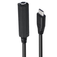 USB-C male to 6.35mm 1/4 inch TRS Female Audio Stereo Aux Adapter USB-C male to 6.35mm 1/4 inch TRS Female Audio Stereo Aux Adapter