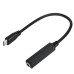 USB-C male to 6.35mm 1/4 inch TRS Female Audio Stereo Aux Adapter USB-C male to 6.35mm 1/4 inch TRS Female Audio Stereo Aux Adapter