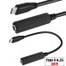 USB-C male to 6.35mm 1/4 inch TRS Female Audio Stereo Aux Adapter USB-C male to 6.35mm 1/4 inch TRS Female Audio Stereo Aux Adapter