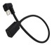 Back-Angled USB-C male to USB-C female USB Type-C Extender Cable Back-Angled USB-C male to USB-C female USB Type-C Extender Cable
