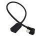 Back-Angled USB-C male to USB-C female USB Type-C Extender Cable Back-Angled USB-C male to USB-C female USB Type-C Extender Cable