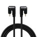 180 degree Back-Angle USB-C male to USB-C male Extension Cable 180 degree Back-Angle USB-C male to USB-C male Extension Cable