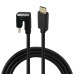 180 degree Back-Angle USB-C male to USB-C male Extension Cable 180 degree Back-Angle USB-C male to USB-C male Extension Cable
