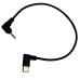 Right-Angle USB-C to Right-Angle 3-Pole 2-Ring 2.5mm TRS Smartphone Microphone & Audio OTG Adapter Right-Angle USB-C to Right-Angle 3-Pole 2-Ring 2.5mm TRS Smartphone Microphone & Audio OTG Adapter