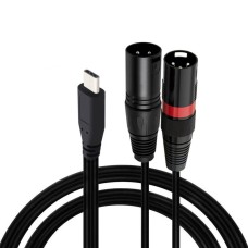 Dual XLR to USB Type C Professional Recording Audio Cable for Microphones Dual XLR to USB Type C Professional Recording Audio Cable for Microphones