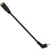 Super Short 90 degree Angled 2.5mm 4-pole / TRRS Male to Female Cable Adapter Super Short 90 degree Angled 2.5mm 4-pole / TRRS Male to Female Cable Adapter