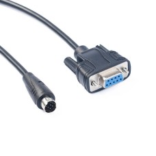 8P Mini Din Male to Famale DB9 RS232 PLC Programming Cable for Industrial Automation 8P Mini Din Male to Famale DB9 RS232 PLC Programming Cable for Industrial Automation