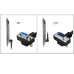 90 / 270 Degree Straight Through D-Sub 9 Pin DB9 RS232 Serial Extension Cable - Male to Female Cable 90 / 270 Degree Straight Through D-Sub 9 Pin DB9 RS232 Serial Extension Cable - Male to Female Cable