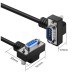 90 / 270 Degree Straight Through D-Sub 9 Pin DB9 RS232 Serial Extension Cable - Male to Female Cable 90 / 270 Degree Straight Through D-Sub 9 Pin DB9 RS232 Serial Extension Cable - Male to Female Cable