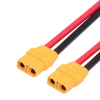 XT90 Female to Female 10AWG Extension Cable Connector for RC Battery Portable Power Station Solar Panel XT90 Female to Female 10AWG Extension Cable Connector for RC Battery Portable Power Station Solar Panel