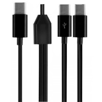 USB C 1-to-2 Splitter Charging Cable | A simple USB-C Multi charging Solution at Home / Travel USB C 1-to-2 Splitter Charging Cable | A simple USB-C Multi charging Solution at Home / Travel