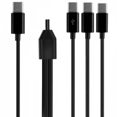 USB C 1-to-3 Splitter Charging Cable | A simple USB-C Multi charging Solution at Home / Travel USB C 1-to-3 Splitter Charging Cable | A simple USB-C Multi charging Solution at Home / Travel