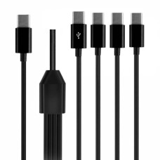 USB C 1-to-4 Splitter Charging Cable | A simple USB-C Multi charging Solution at Home / Travel USB C 1-to-4 Splitter Charging Cable | A simple USB-C Multi charging Solution at Home / Travel