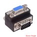 90 degree Up-Angle / Down-Angle VGA HDB 15 PIN male to Female Converter / Adapter 90 degree Up-Angle / Down-Angle VGA HDB 15 PIN male to Female Converter / Adapter