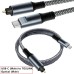 USB-C to Toslink Optical Audio Cable – Unidirectional Digital Fiber Optic Cord for Smartphone, PC, PS5, Soundbar, DAC, Home Stereo – Hi-Fi 96KHz, Plug & Play USB-C to Toslink Optical Audio Cable – Unidirectional Digital Fiber Optic Cord for Smartphone, PC, PS5, Soundbar, DAC, Home Stereo – Hi-Fi 96KHz, Plug & Play