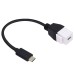 USB Keystone Jack Cable, Type-C Male to Type-C Female Panel Mount Insert Adapter USB Keystone Jack Cable, Type-C Male to Type-C Female Panel Mount Insert Adapter