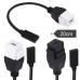 USB Keystone Jack Cable, Type-C Female to Type-C Female Panel Mount Insert Adapter USB Keystone Jack Cable, Type-C Female to Type-C Female Panel Mount Insert Adapter