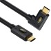 Coiled Stretchable Straight USB‑C to Right-Angle USB‑C USB4 Cable Coiled Stretchable Straight USB‑C to Right-Angle USB‑C USB4 Cable