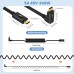 Coiled Stretchable Straight USB‑C to Right-Angle USB‑C USB4 Cable Coiled Stretchable Straight USB‑C to Right-Angle USB‑C USB4 Cable