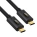 Coiled Stretchable Straight USB‑C to Right-Angle USB‑C USB4 Cable Coiled Stretchable Straight USB‑C to Right-Angle USB‑C USB4 Cable