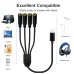 USB Type-C to FOUR 3.5mm Female Audio Splitter Cable (1-in-4-out) USB Type-C to FOUR 3.5mm Female Audio Splitter Cable (1-in-4-out)