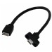 USB 3.1 Gen2 Type‑E to Type‑C Male Front Panel Header Extension Cable (30cm) USB 3.1 Gen2 Type‑E to Type‑C Male Front Panel Header Extension Cable (30cm)