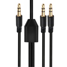 3.5mm Audio Splitter (1 to 2) | 50cm Short Y-Cable for Stereo Sound 3.5mm Audio Splitter (1 to 2) | 50cm Short Y-Cable for Stereo Sound