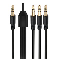 3.5mm 1 Male to 3 Male Audio Splitter Cable