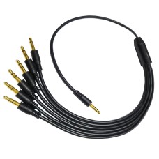 3.5mm 1 Male to 6 Male Audio Splitter Cable 3.5mm 1 Male to 6 Male Audio Splitter Cable
