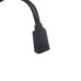 USB 3.1 Type‑C Male to USB‑C Female + Micro USB 5‑Pin Male Charging Cable | Length: 0.25m USB 3.1 Type‑C Male to USB‑C Female + Micro USB 5‑Pin Male Charging Cable | Length: 0.25m
