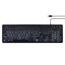 Glowing Full 105-Key German Layout Keyboard (Wired USB) Glowing Full 105-Key German Layout Keyboard (Wired USB)